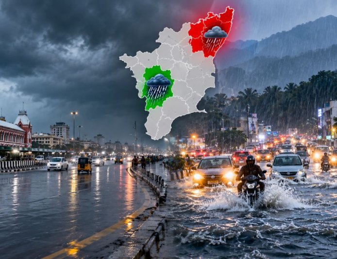எல்லாம் பொய்யா கோபால்… சென்னைக்கு ரெட் அலர்ட்... மழையே இல்லை! கோவையில் வெளுத்த மழை..!