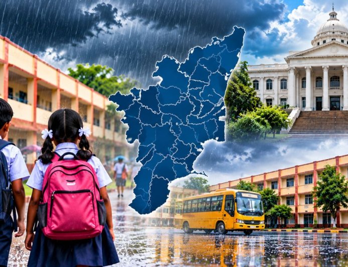 மழை வெளுக்குது… பள்ளிகளுக்கு லீவு! எந்தெந்த மாவட்டங்களில் தெரியுமா?