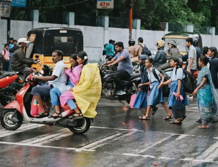 கனமழை எதிரொலி: பள்ளி, கல்லூரிகளுக்கு விடுமுறை.. வெளியான அறிவிப்பு!