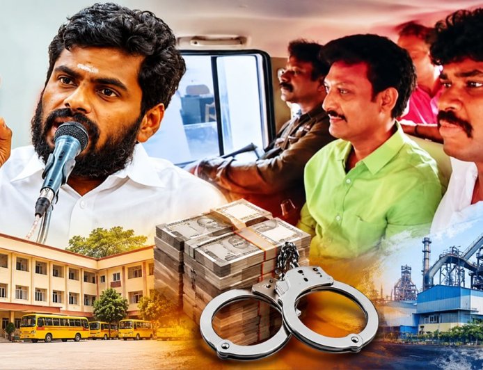"100 கோடி வழக்குக்கு வாழ்த்துக்கள்! அந்த 1000 கோடி நோபல் ஸ்டீல் வழக்கையும் விசாரிங்க !" - போட்டுடைக்கும் அண்ணாமலை !