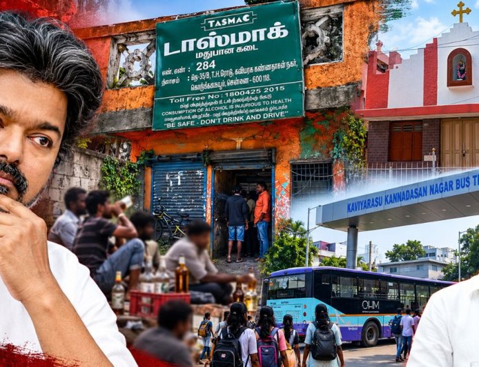 CM தொகுதியை கண்டுகொள்ளாத அமைச்சர் விக்னேஷ்? தேவாலயம் அருகிலேயே இயங்கும் TASMAC !
