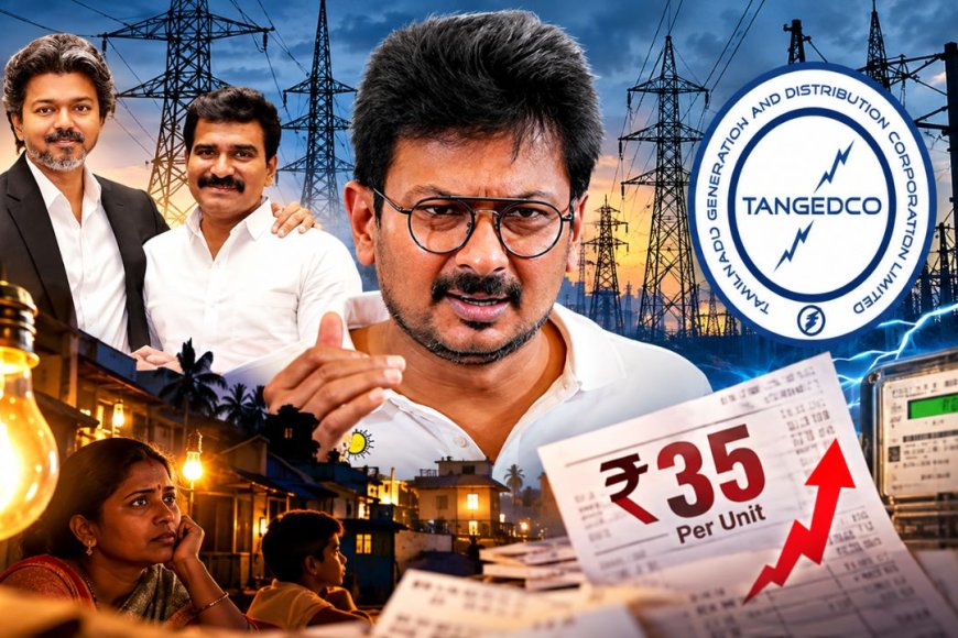 "யூனிட் ரூ. 35 வாங்கியுள்ள இந்த CIRCUS அரசு " தவெகவை விளாசிய உதயநிதி !