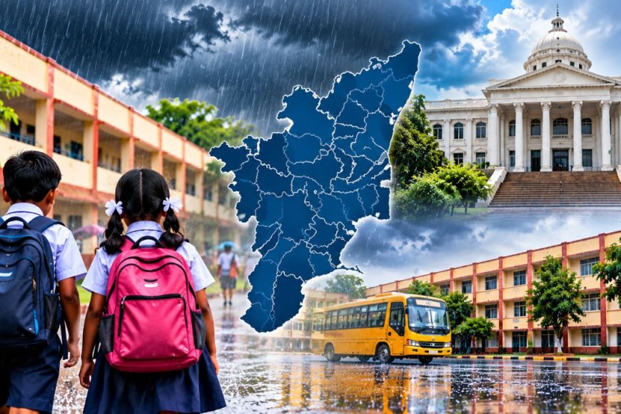 மழை வெளுக்குது… பள்ளிகளுக்கு லீவு! எந்தெந்த மாவட்டங்களில் தெரியுமா?