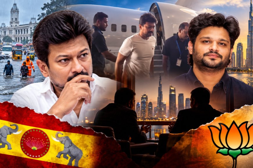 மழை பெய்யுது..துபாய் பறந்த உதய் மீது ஒரு கண்...ரகசிய ஆபரேஷனில் தவெக உளவுத்துறை?