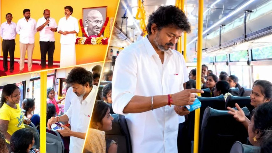 மகளிர்கள் எல்லாம் ரெடியா? ஆரம்பமாகும் வெற்றிப் பயணம் திட்டம்...முதலமைச்சர் விஜய் தொடங்கி வைத்தார்!
