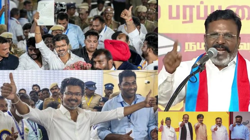 ”விஜய் வெற்றி பெற்றது பிடிக்காமல் இருக்கலாம்... ஆனா..” - ஷாக் கொடுத்த திருமா