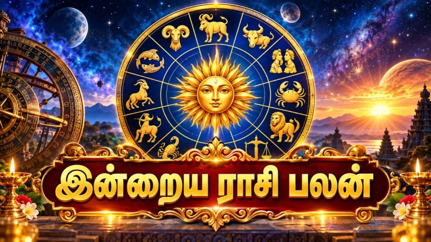 இன்றைய ராசிபலன்: எந்த ராசிக்கு அதிர்ஷ்டம்? யாருக்கு கவனம் தேவை ?