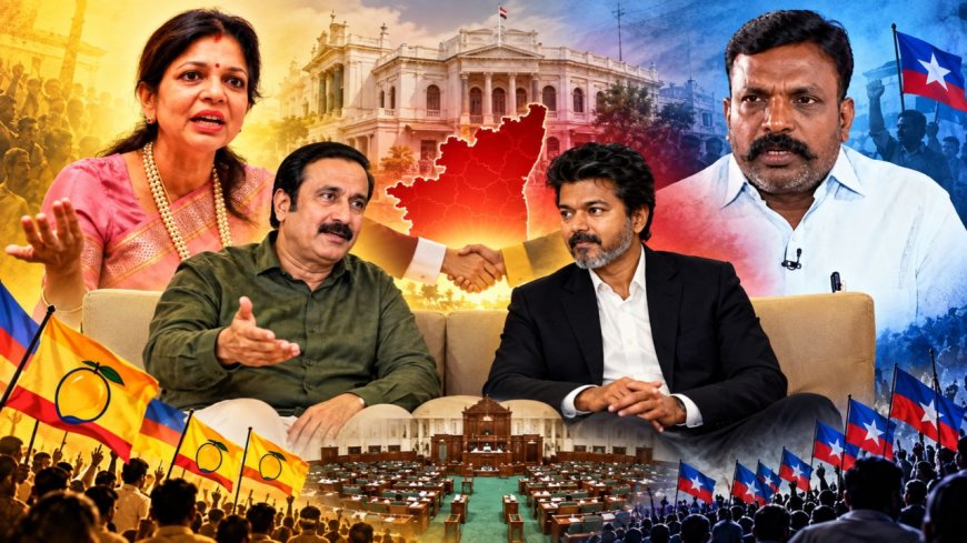 தவெக அமைச்சரவையில் பா.ம.க.? 2031-ஐ குறிவைக்கும் அன்புமணியின் அதிரடி அரசியல் கணக்கு!
