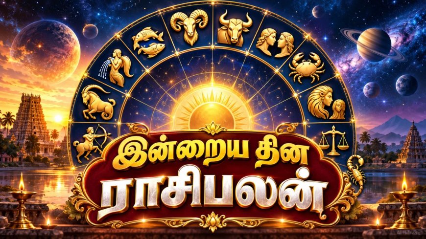 இன்று உங்கள் ராசிக்கு நாள் எப்படி இருக்கும் ? 12 ராசி பலன்கள் !