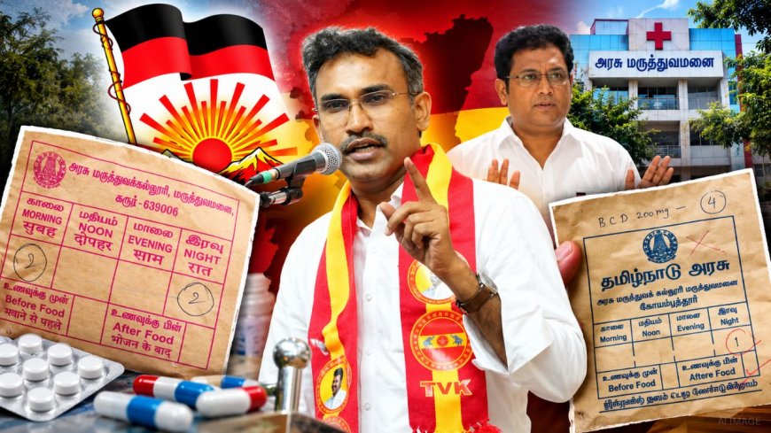 மாத்திரை கவர் இந்தி சர்ச்சை : திமுகவுக்கு அமைச்சர் அருண்ராஜ் பதிலடி !