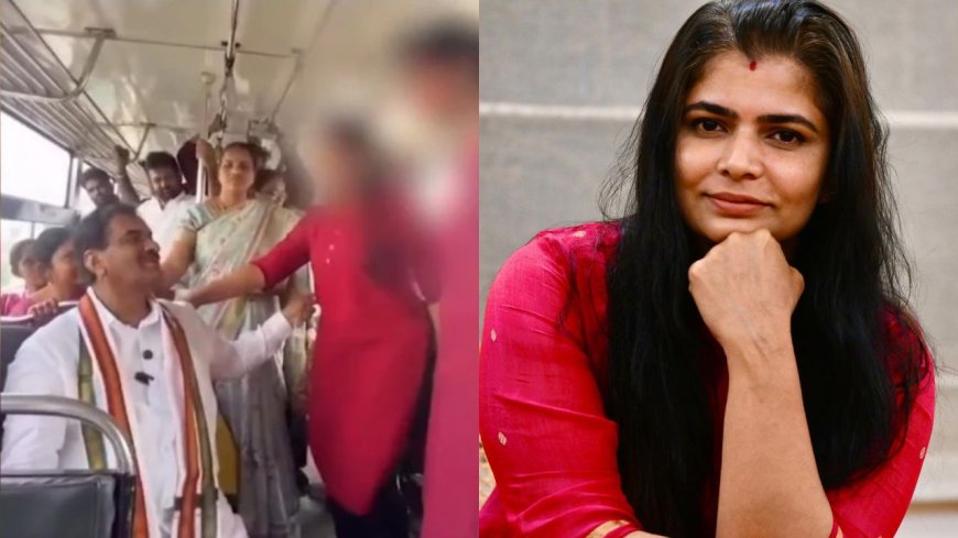 மாணவியிடம் அத்துமீறல்.. சர்ச்சையில் சிக்கிய காங். எம்எல்ஏ.. வெளுத்து வாங்கிய சின்மயி!