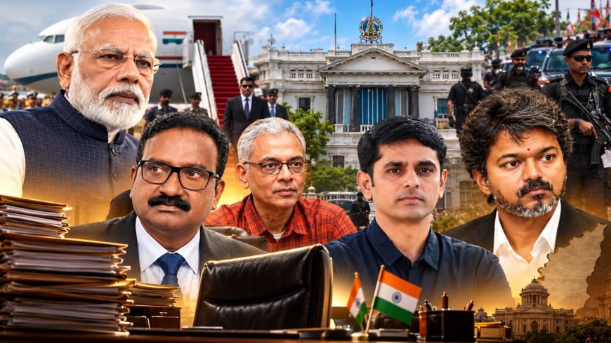 மோடி வருகைக்கு முன் மாற்றப்பட்ட உள்துறை செயலாளர்.. பின்னணியில் ஜான் ஆரோக்கியசாமியா?