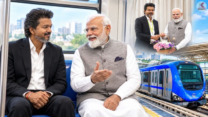 பூந்தமல்லி – வடபழனி மெட்ரோ இன்று தொடக்கம் ! மோடி – விஜய் மெட்ரோ பயணம் !