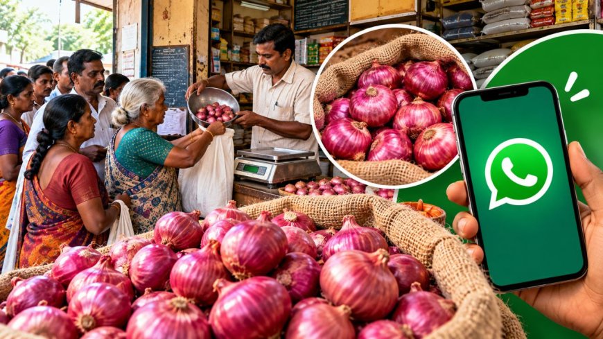 ரேஷன் கடையில் வெங்காயம் வாங்குகிறீர்களா? குறைகள் இருந்தால் இந்த எண்ணுக்கு வாட்ஸ்அப் செய்யுங்கள்!