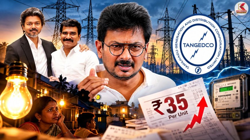 "யூனிட் ரூ. 35 வாங்கியுள்ள இந்த CIRCUS அரசு " தவெகவை விளாசிய உதயநிதி !