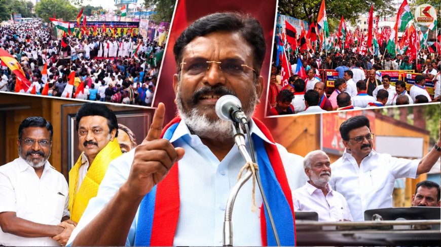 "SIR  குறித்து ஸ்டாலினிடம் முன்கூட்டியே எச்சரித்தேன்" - திருமாவளவன் வெளியிட்ட திடுக் தகவல் !