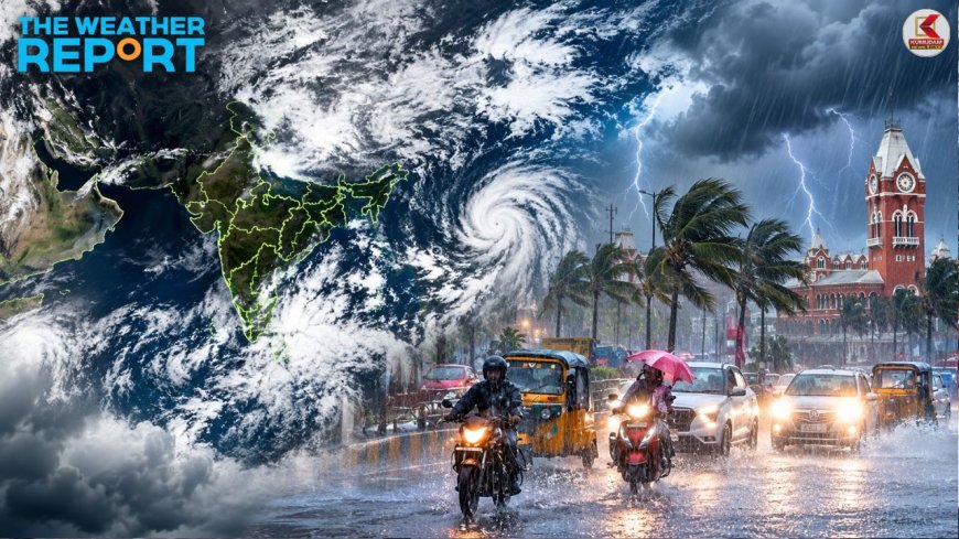 மக்களே RAIN COAT மறந்துராதீங்க ! இடி, மின்னல் பலத்த காற்றுடன் கனமழை எச்சரிக்கை !