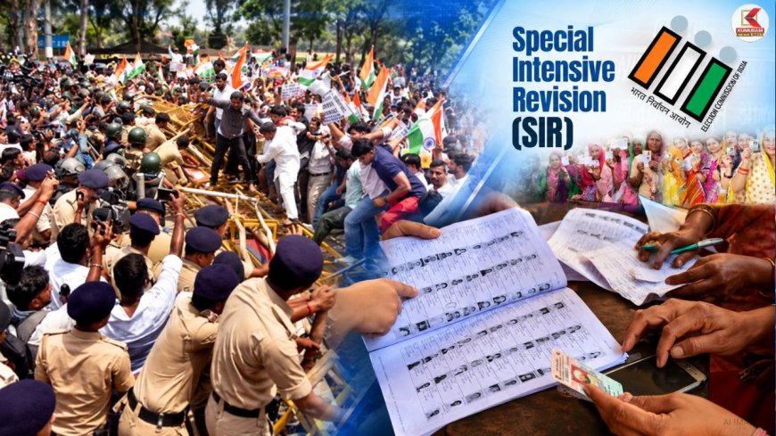 SIR ISSUE : ஒரு பக்கம் SIR எதிர்த்து போராட்டம் ! செவி சாய்க்காத தேர்தல் ஆணையத்தின் புதிய உத்தரவு !