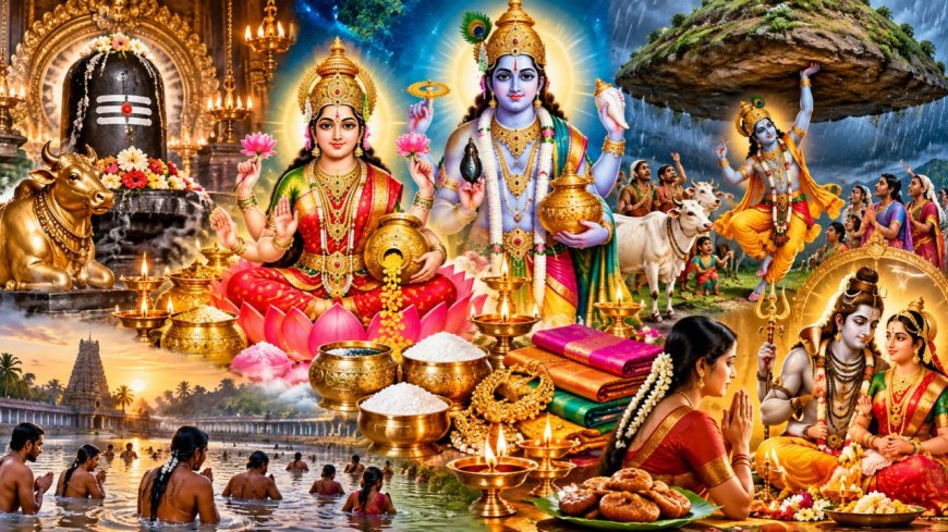 நோய் தீர்க்கும் தன்வந்திரி....குடை பிடித்த கோவர்த்தனர்!