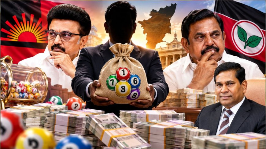 ஒரே நிறுவனத்திடம் நிதி பெற்ற திமுக, அதிமுக! லாட்டரி மார்ட்டினுடன் தொடர்பா?