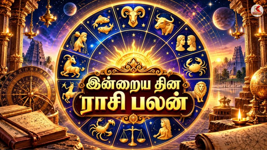 இன்று எந்த ராசிக்கு அதிர்ஷ்டம் கைகொடுக்கும்? வாங்க பார்க்கலாம்...!