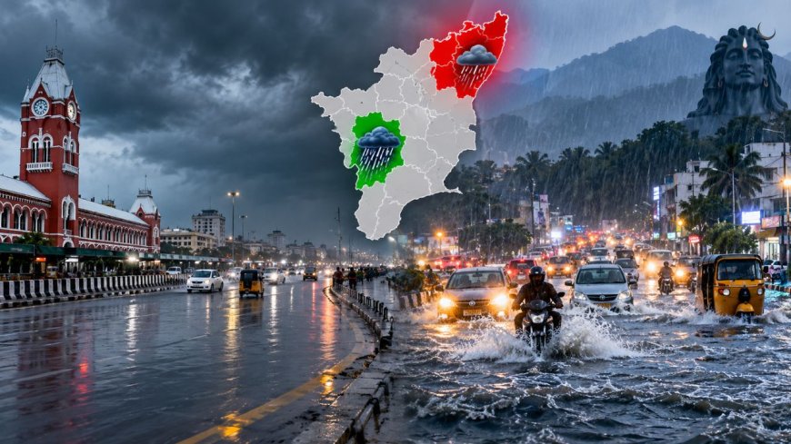 எல்லாம் பொய்யா கோபால்… சென்னைக்கு ரெட் அலர்ட்... மழையே இல்லை! கோவையில் வெளுத்த மழை..!