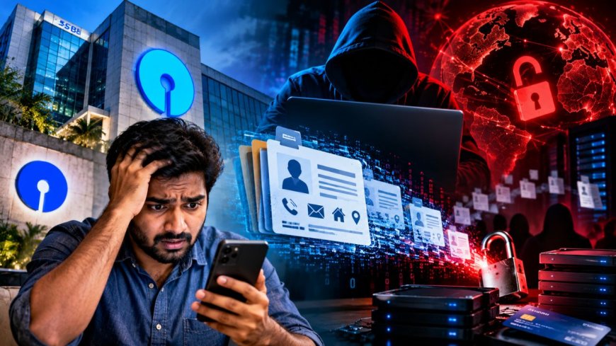 SBI வாடிக்கையாளர்களுக்கு ஷாக்.. டார்க் வெப்பில் லீக்கான 3,897 பேரின்  ரகசிய தகவல்கள்? 