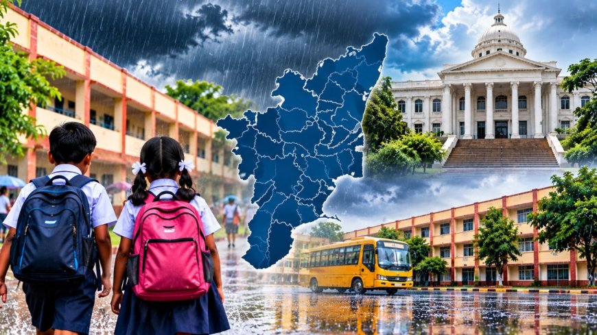 மழை வெளுக்குது… பள்ளிகளுக்கு லீவு! எந்தெந்த மாவட்டங்களில் தெரியுமா?